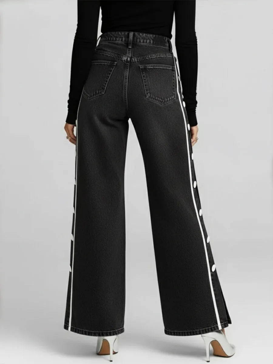 Vika - Zip-Front Slim-Fit Jeans