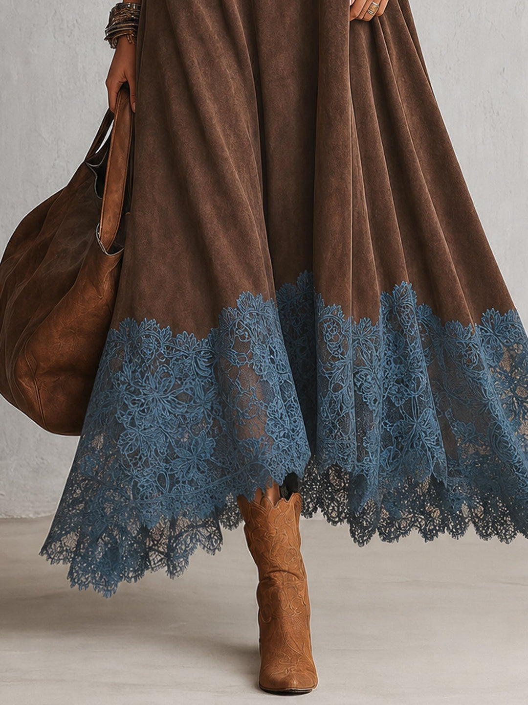 Lavina - Soft-Touch A-Line Maxi Dress