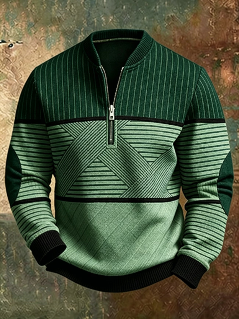 Caian - Premium Knit Half-Zip Sweater