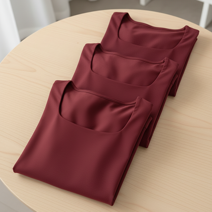 Alise - Ruched Square Neck Wide Leg Jumpsuit
