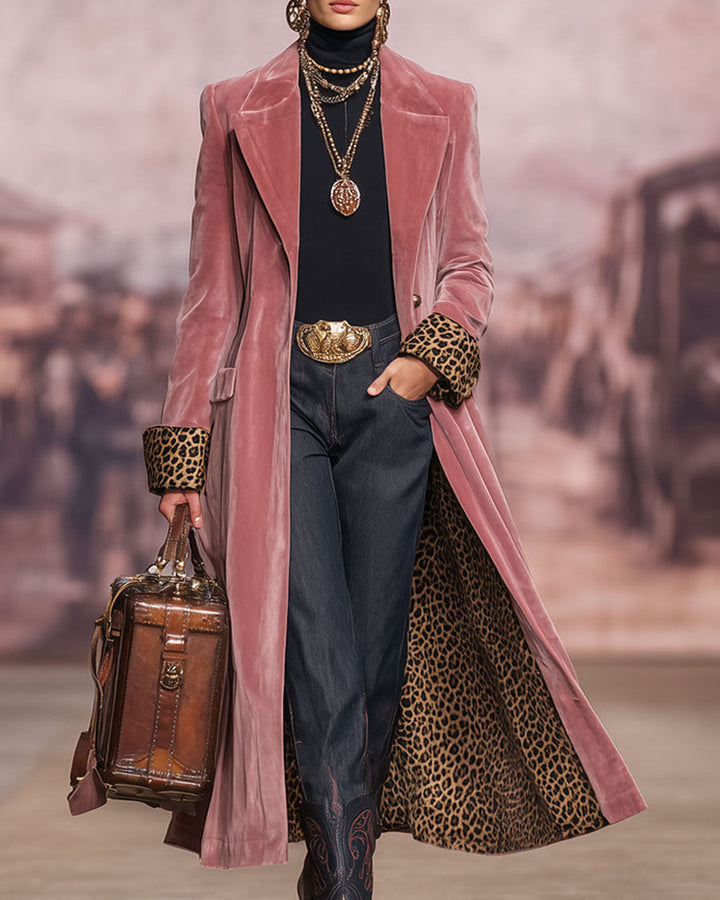 Adalie - Soft-Touch Long Tailored Coat
