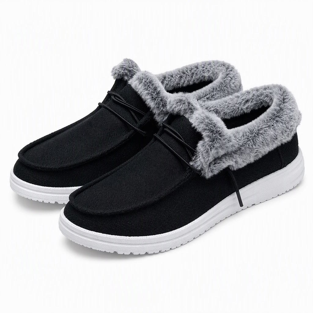 Aviva - Plush Lined Comfort Slip-On Shoes