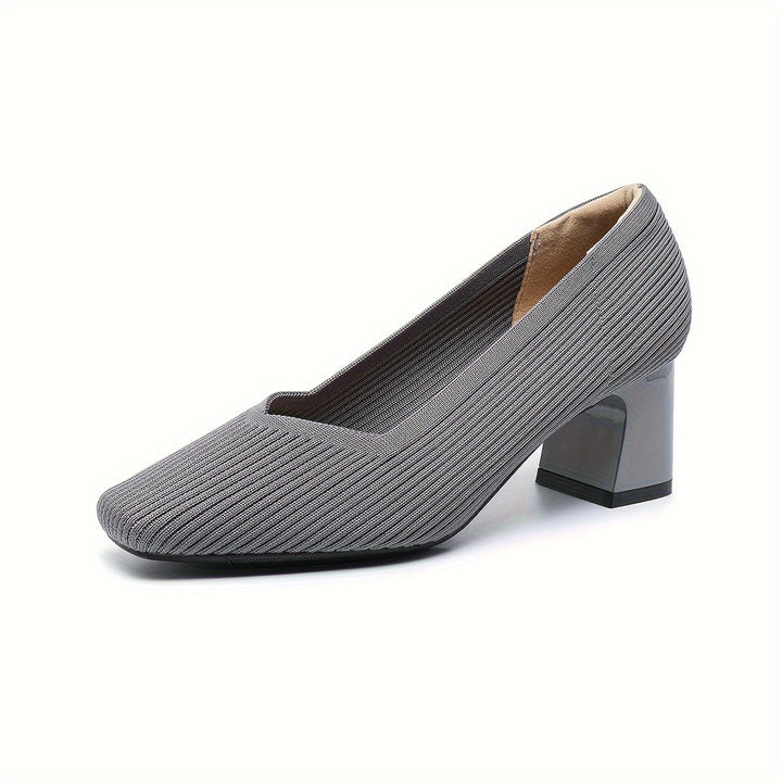 Hetty - Square-Heeled Court Shoe
