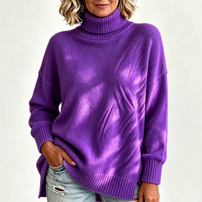 Bettina - Relaxed Long Sleeve Knit Sweater