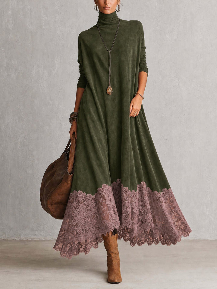 Pamina - Lace-Panel A-Line Dress