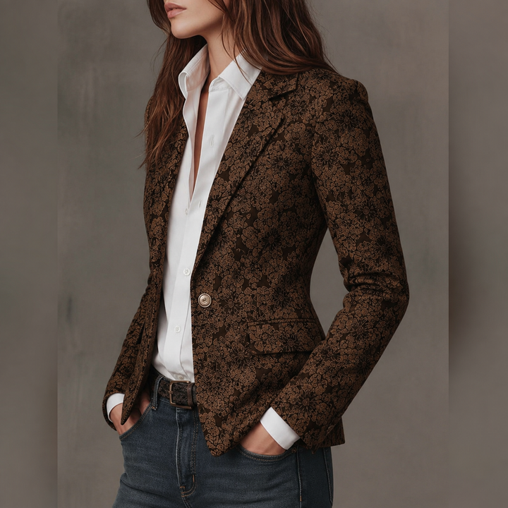 Norelia - Tailored Jacquard Blazer