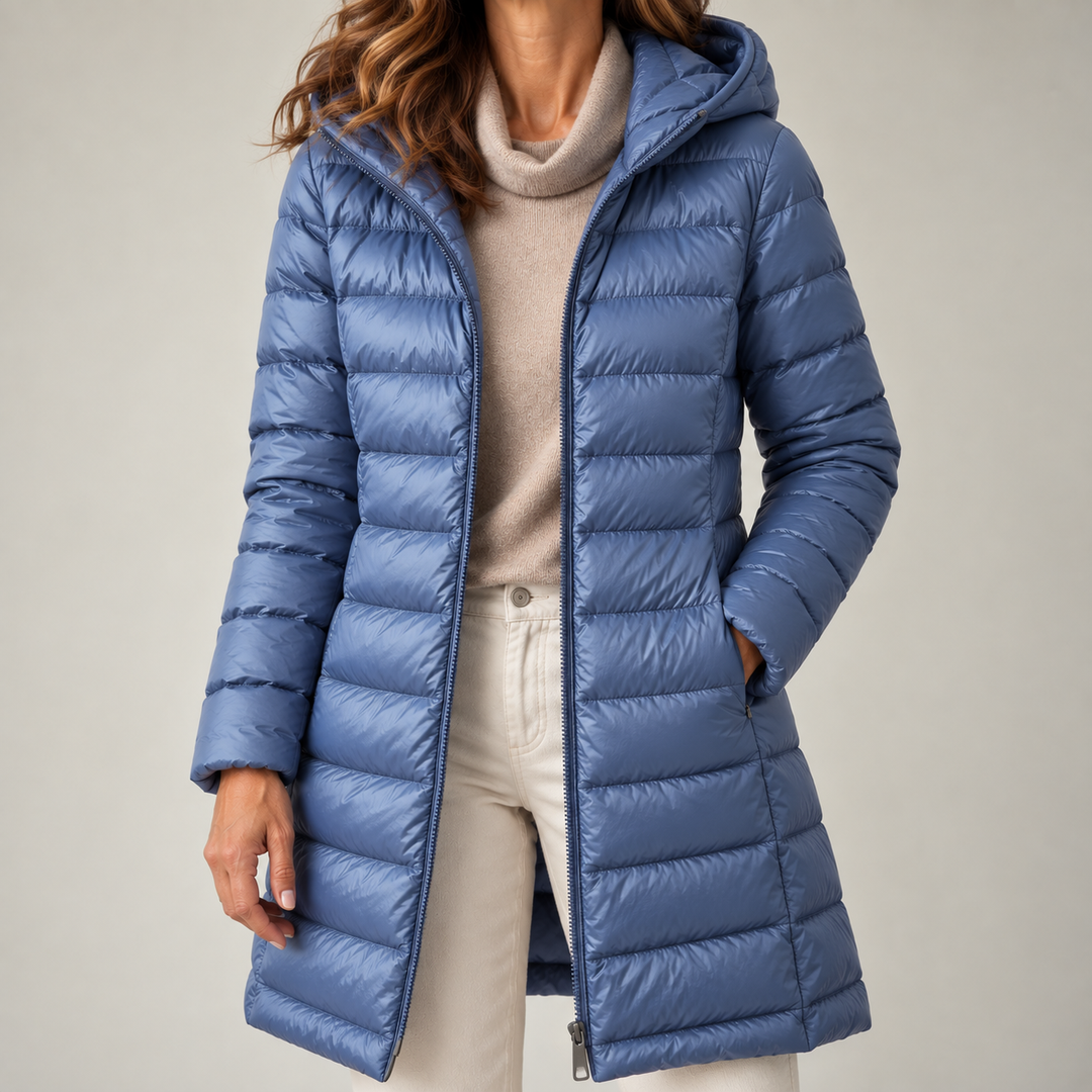 Kaelin - Heavyweight Longline Hooded Puffer Coat