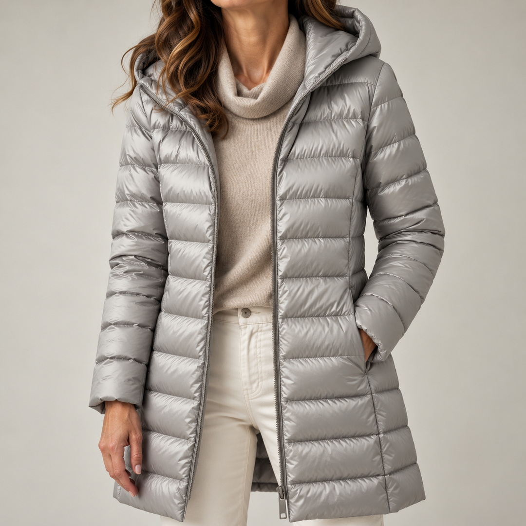 Kaelin - Heavyweight Longline Hooded Puffer Coat