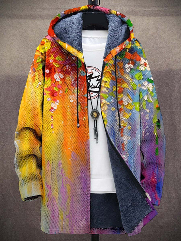 Barden - Colour Block Plush Lined Hooded Jacket