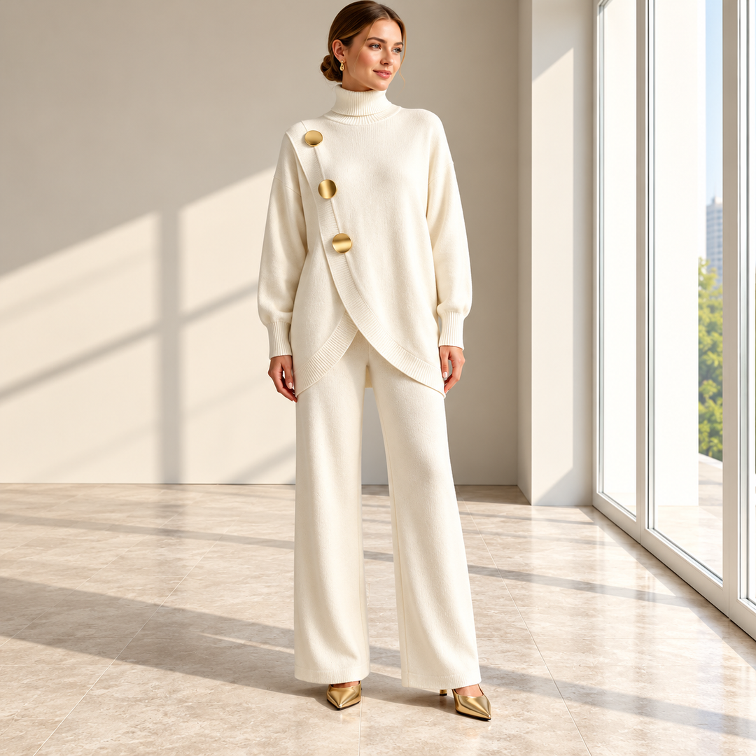 Niamh - Soft-Touch Knit Two-Piece Set