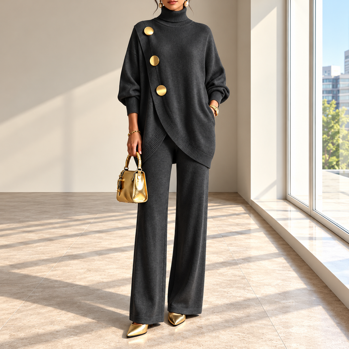 Niamh - Soft-Touch Knit Two-Piece Set