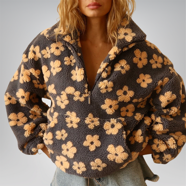 Ivelia - Soft-Touch Oversized Pullover