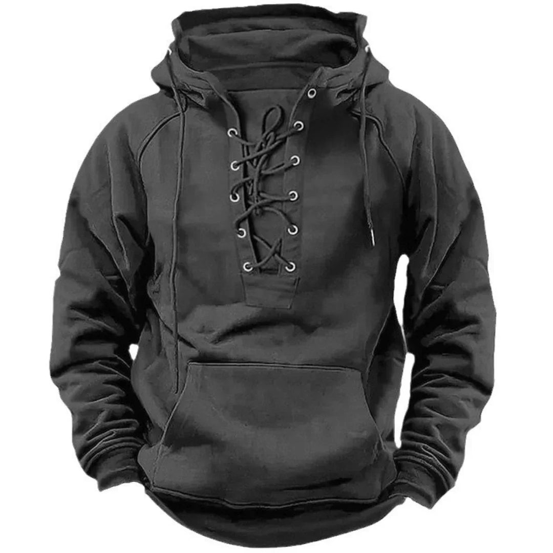 Matteo - Lace-Up Hoodie