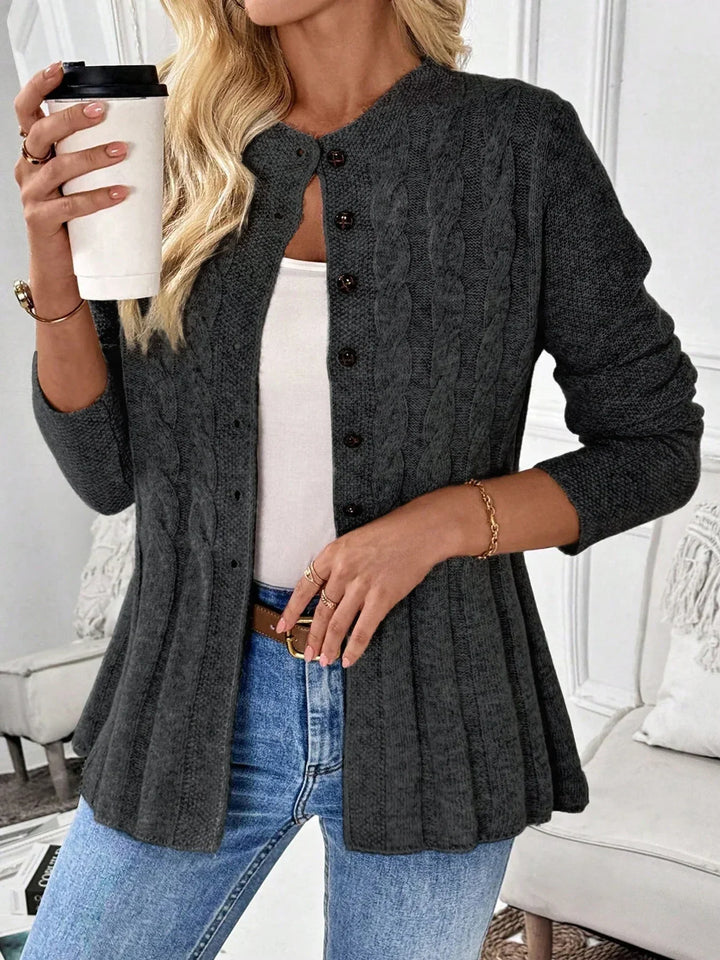 Zarela - Premium Open-Knit Cardigan