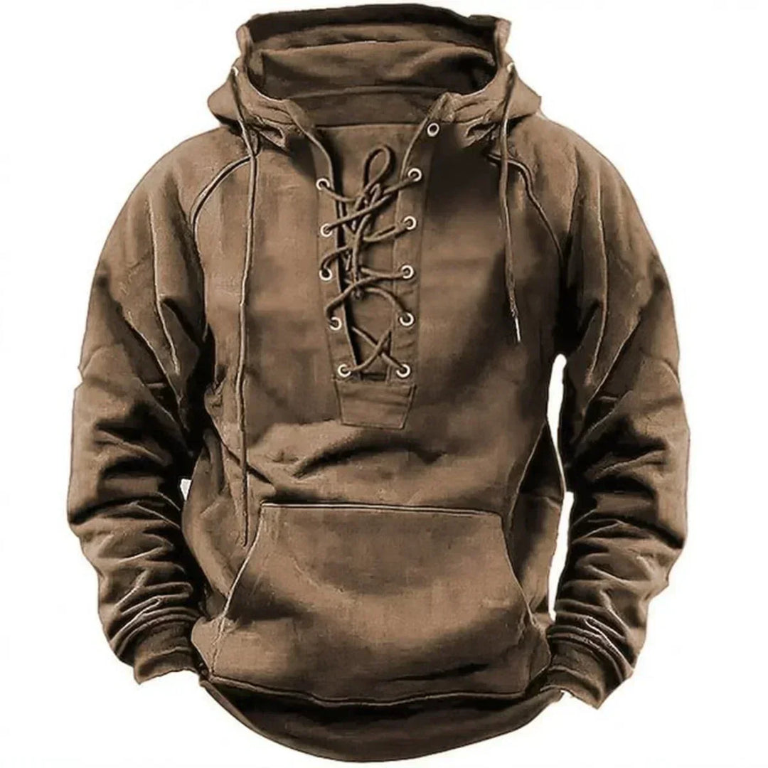 Matteo - Lace-Up Hoodie