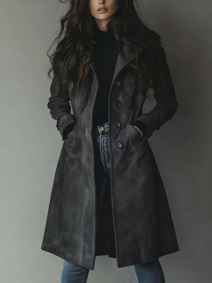 Ferlina - Soft-Touch Trench Coat