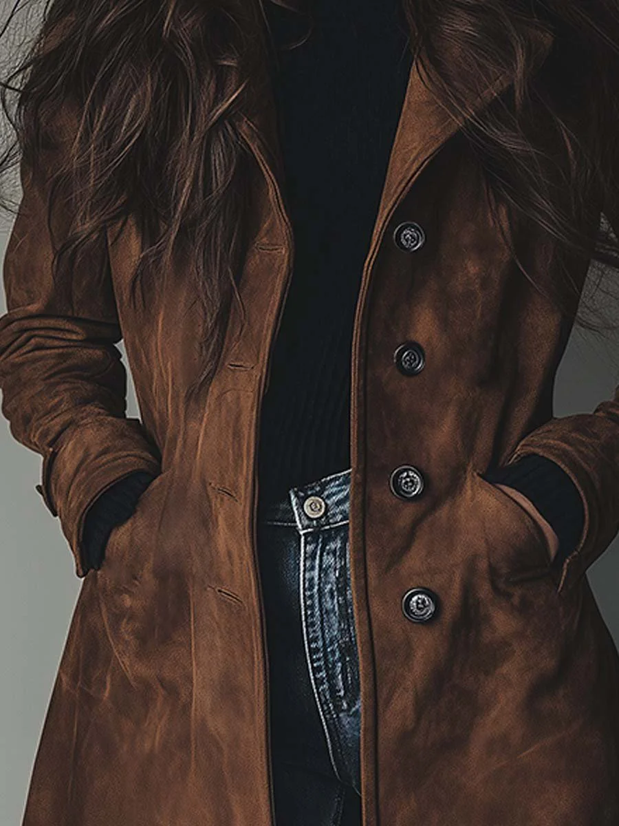 Ferlina - Soft-Touch Trench Coat