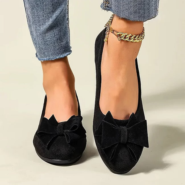 Disa - Bow Detail Comfort Ballet Flats