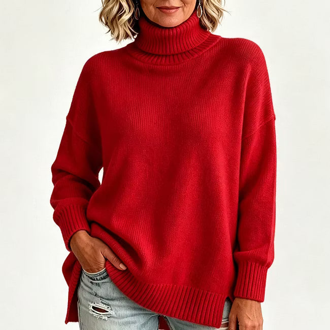 Bettina - Relaxed Long Sleeve Knit Sweater