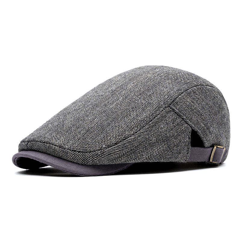 Linus - Textured Flat Cap