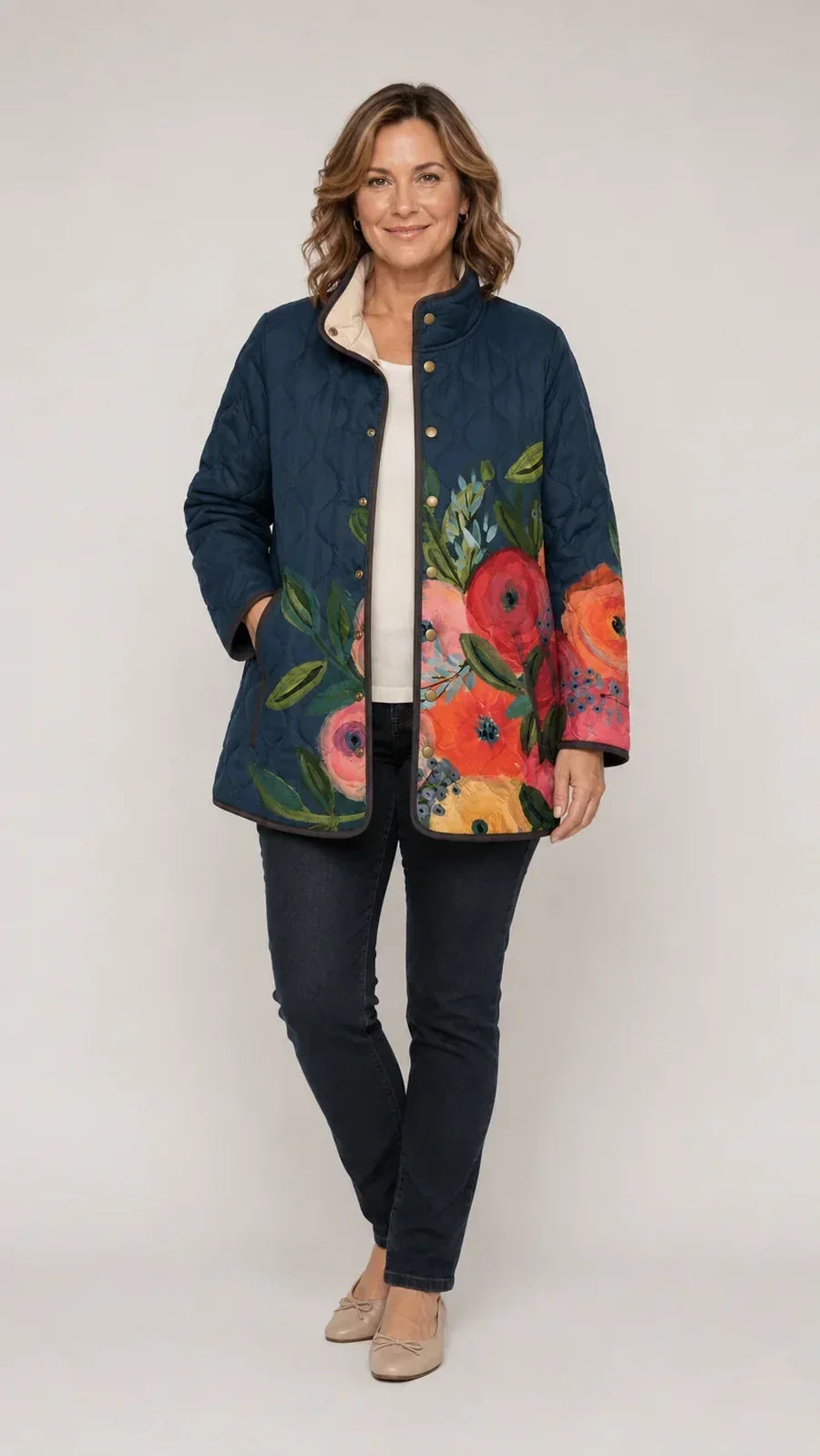 Valeska - Soft-Touch Quilted Jacket