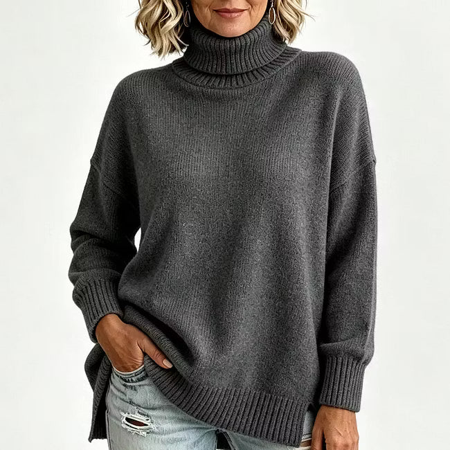 Bettina - Relaxed Long Sleeve Knit Sweater