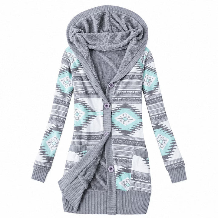 Ines - Thermal Hooded Cardigan