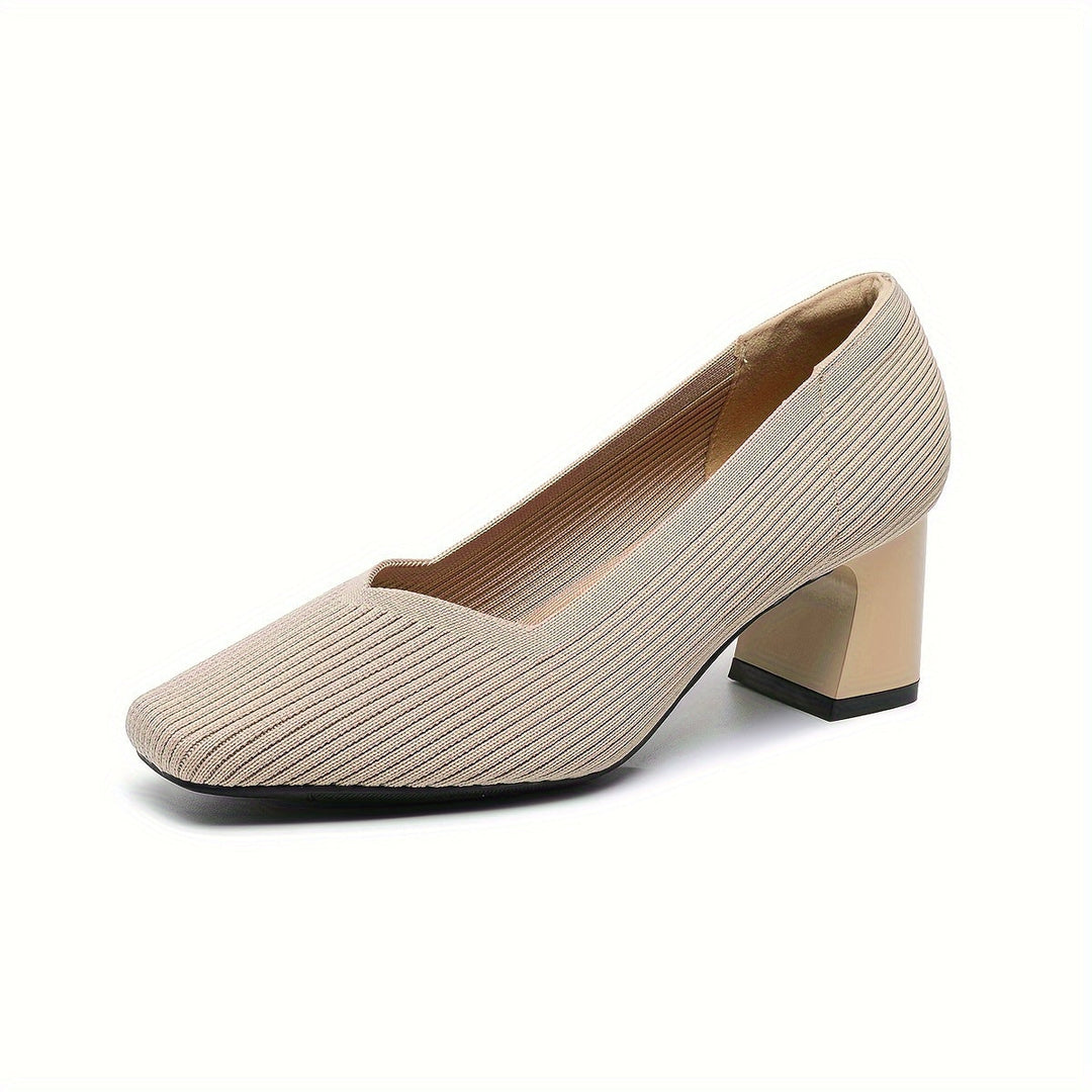 Hetty - Square-Heeled Court Shoe