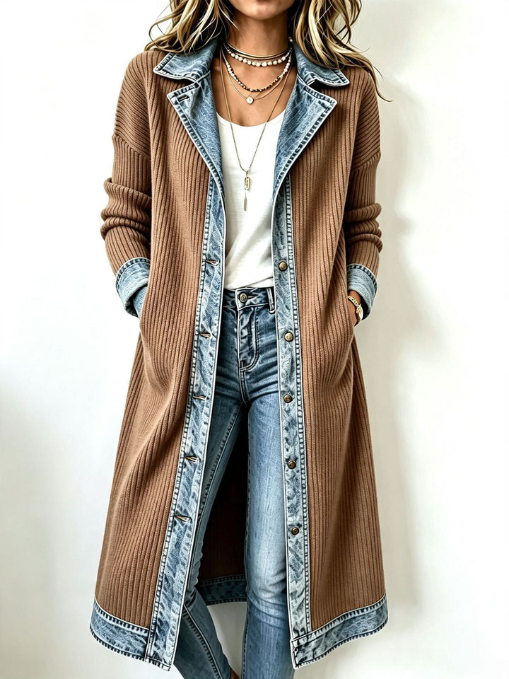 Odelia - Textured Long Cardigan