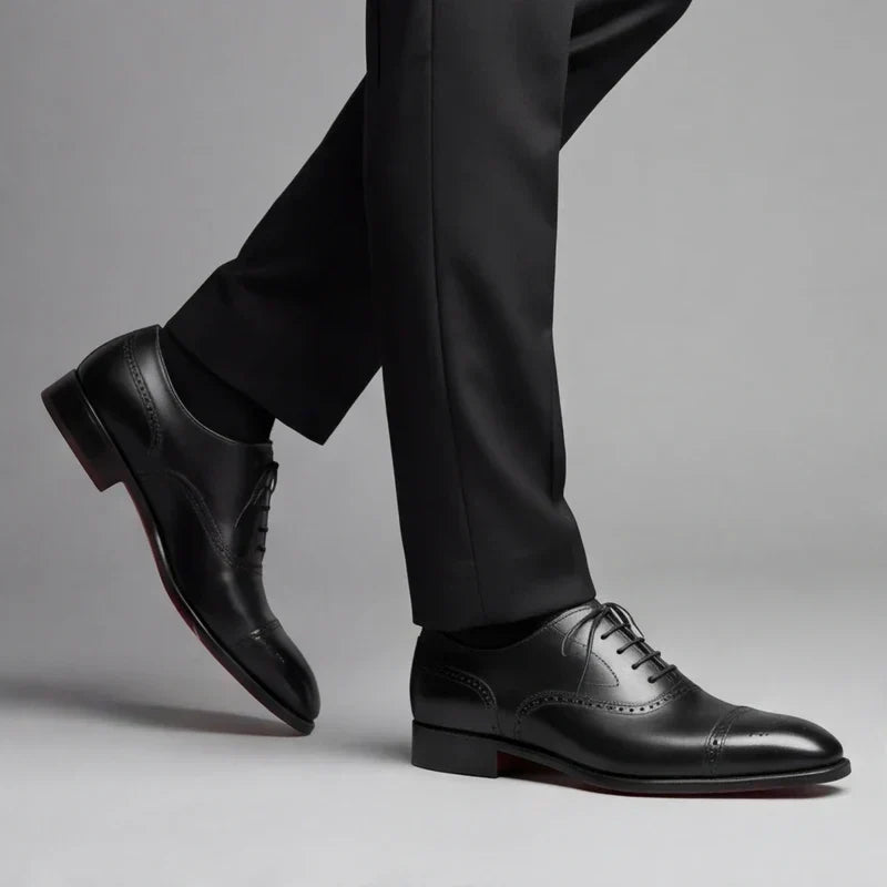Arvid - Premium Cap-Toe Oxford Shoes