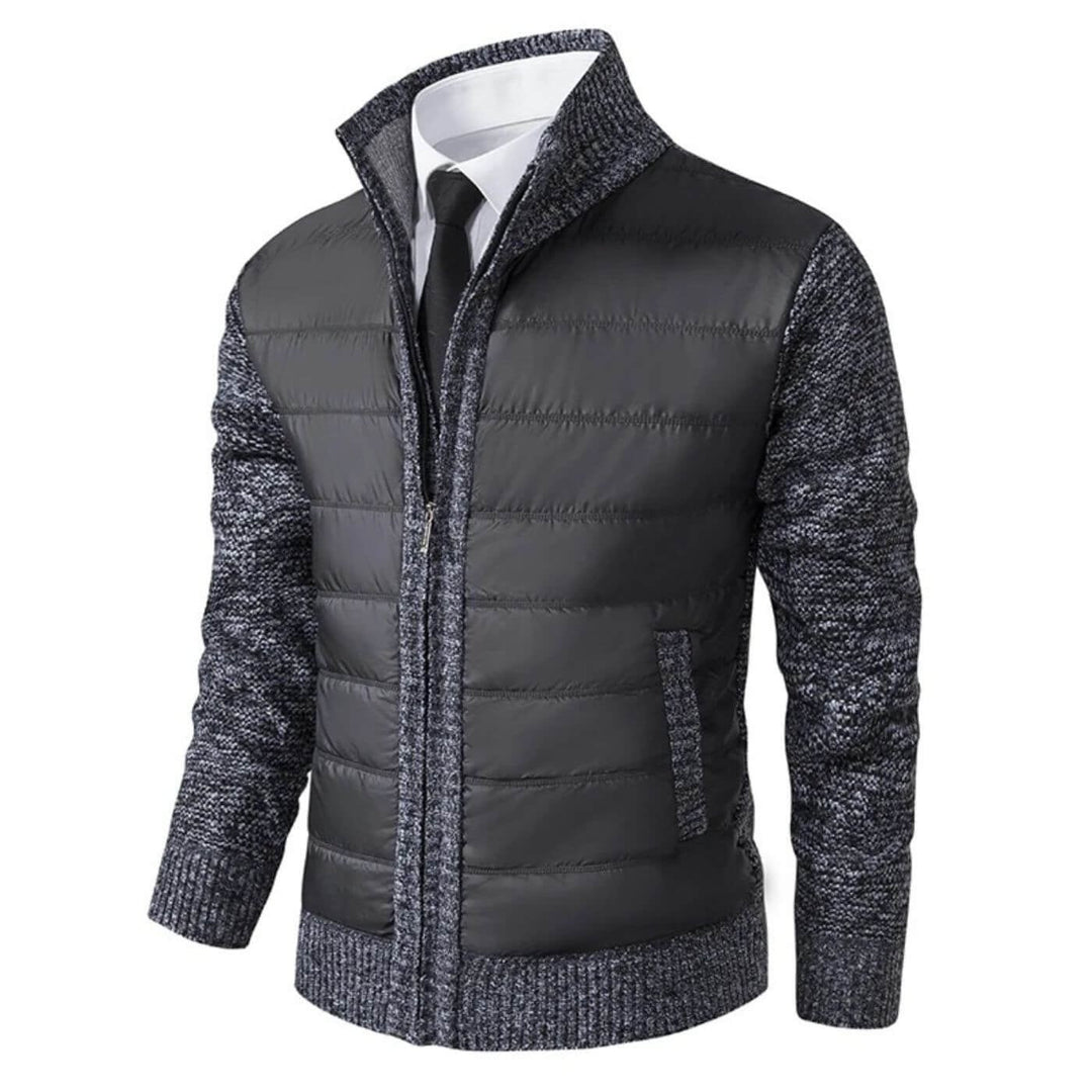 Ivoren - Tailored Checked Zip-Front Jacket