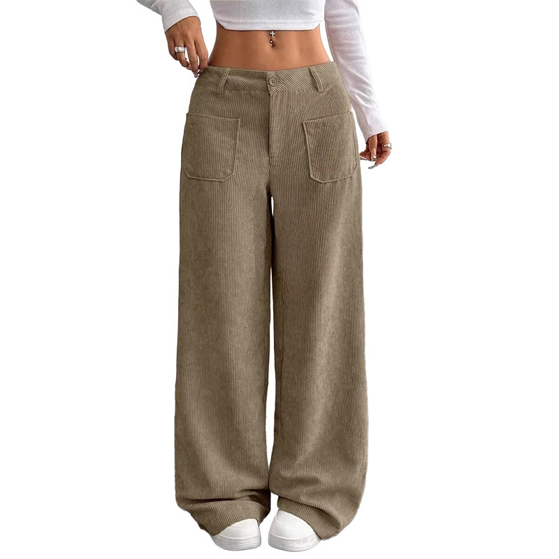 Irma - Soft-Touch Wide-Leg Trousers