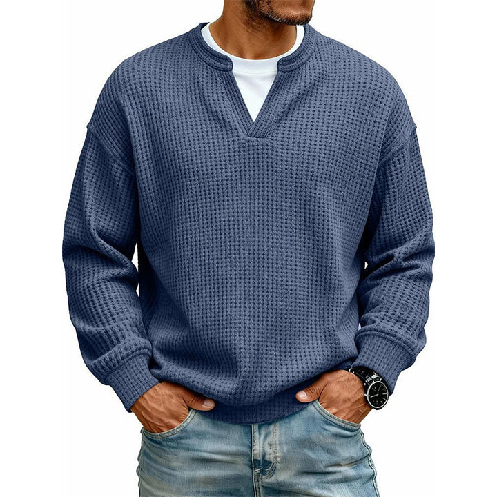 Gustav - Waffle Long-Sleeve Top